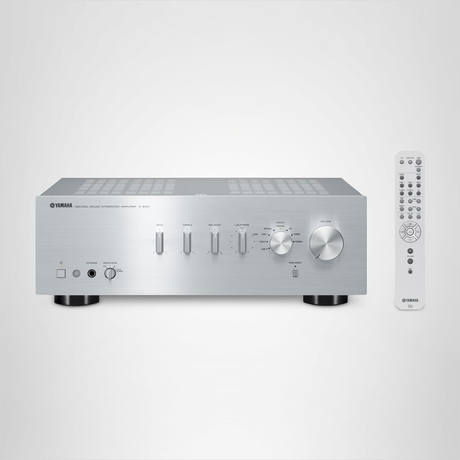 Amazon | ヤマハ プリメインアンプ シルバー A-S301(S) | ヤマハ